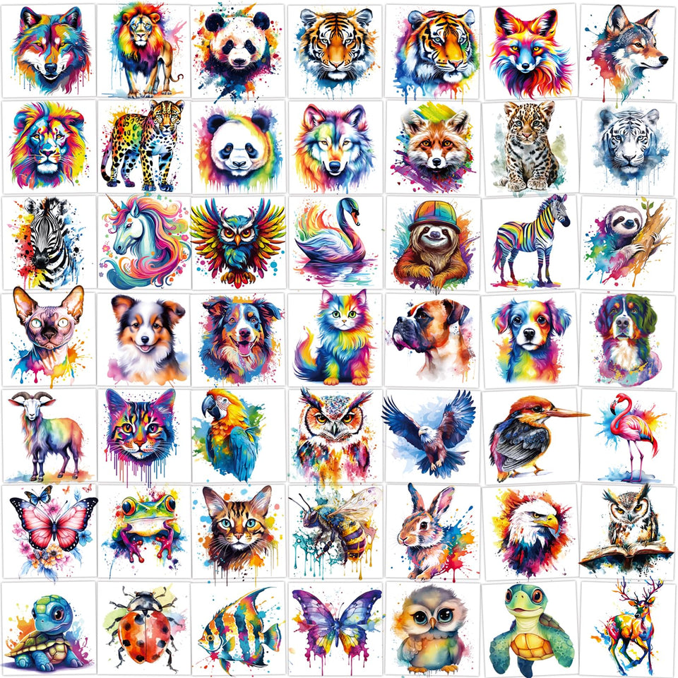 Hotoyannia front packaging showing watercolor animal set and variety benefit
