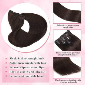Houlud close-up of silky ends highlighting smooth texture and realism