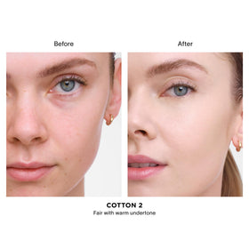 hourglass creamy concealer texture closeup showing smooth blendability benefit
