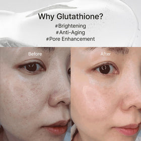 House of B ampoule droplet on fingertip highlighting concentrated glutathione benefits