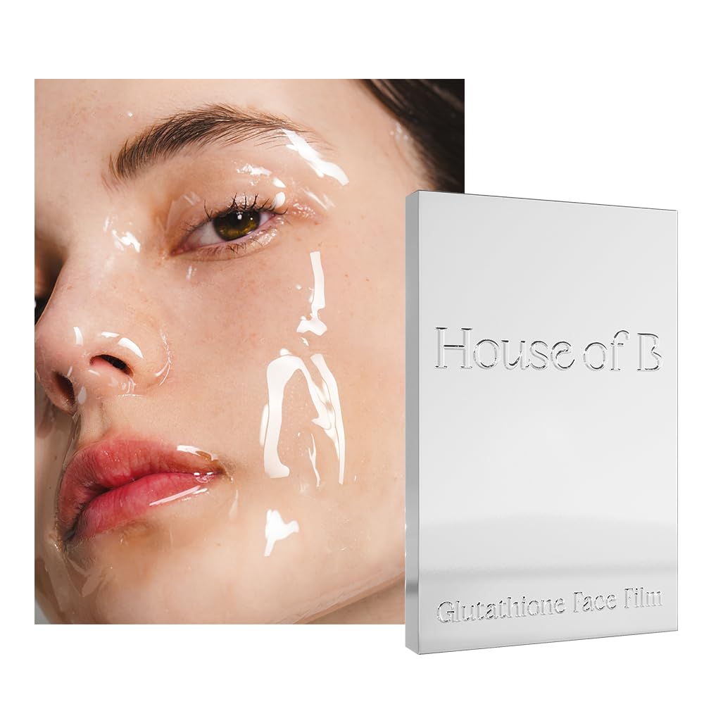 House of B front packaging showing three face film packs and product name benefit