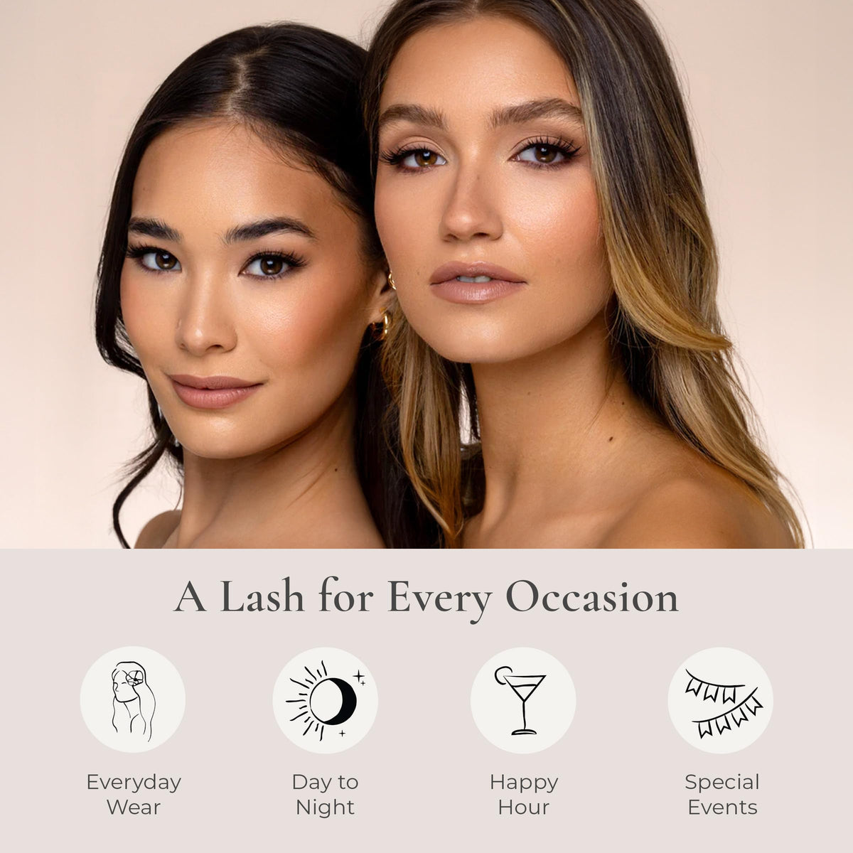 House of Lashes two bottles size comparison showing value and convenience
