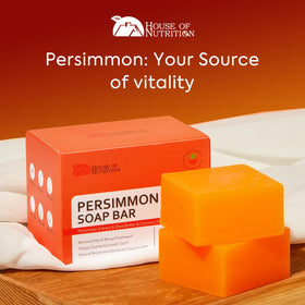 House of Nutrition soap on shower shelf showing daily routine freshness