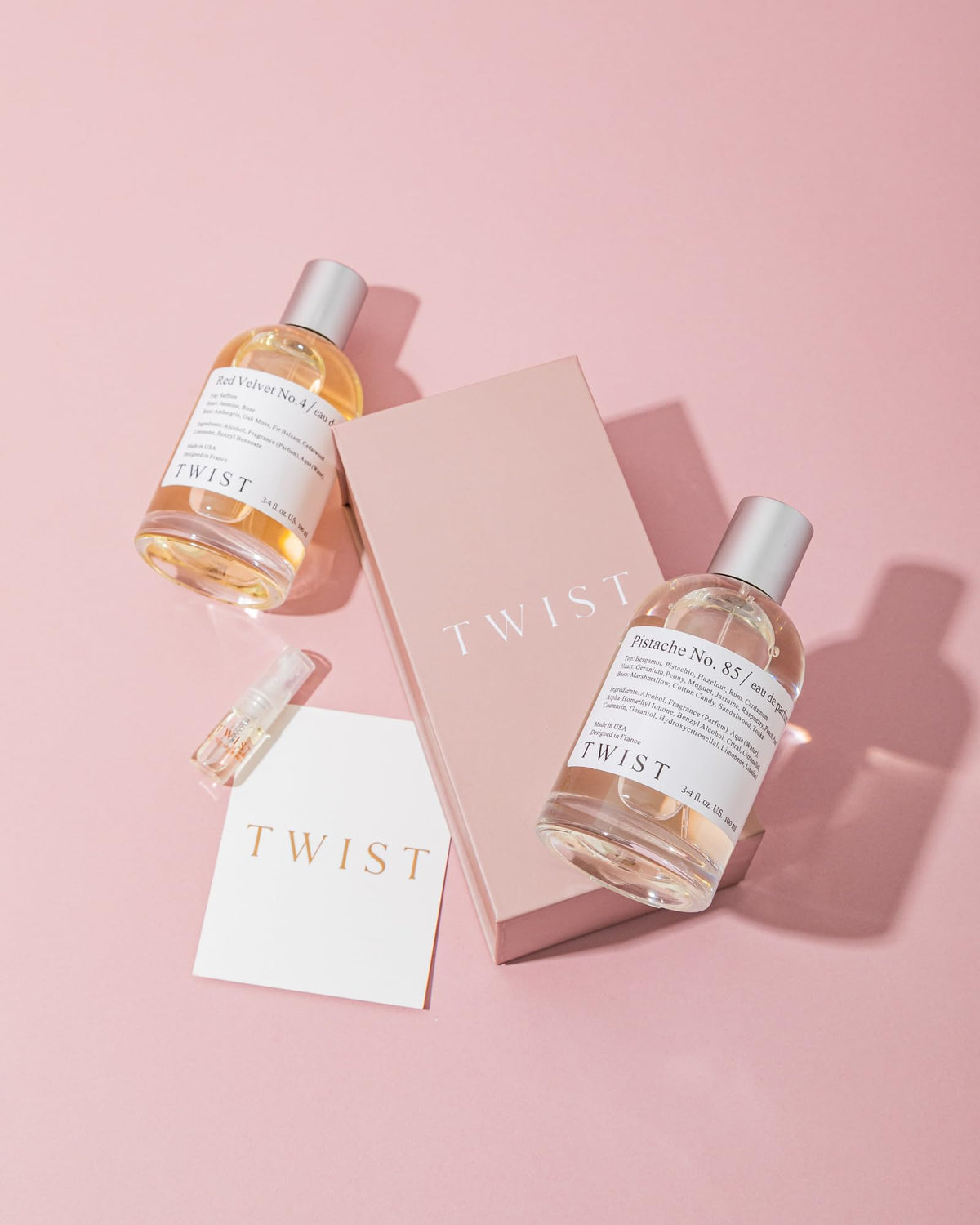 HOUSE OF TWIST bottle beside ruler showing 100ml scale and benefit of generous size