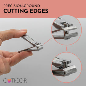 Houseify CUTICOR ergonomic handle with ridged grip for better control