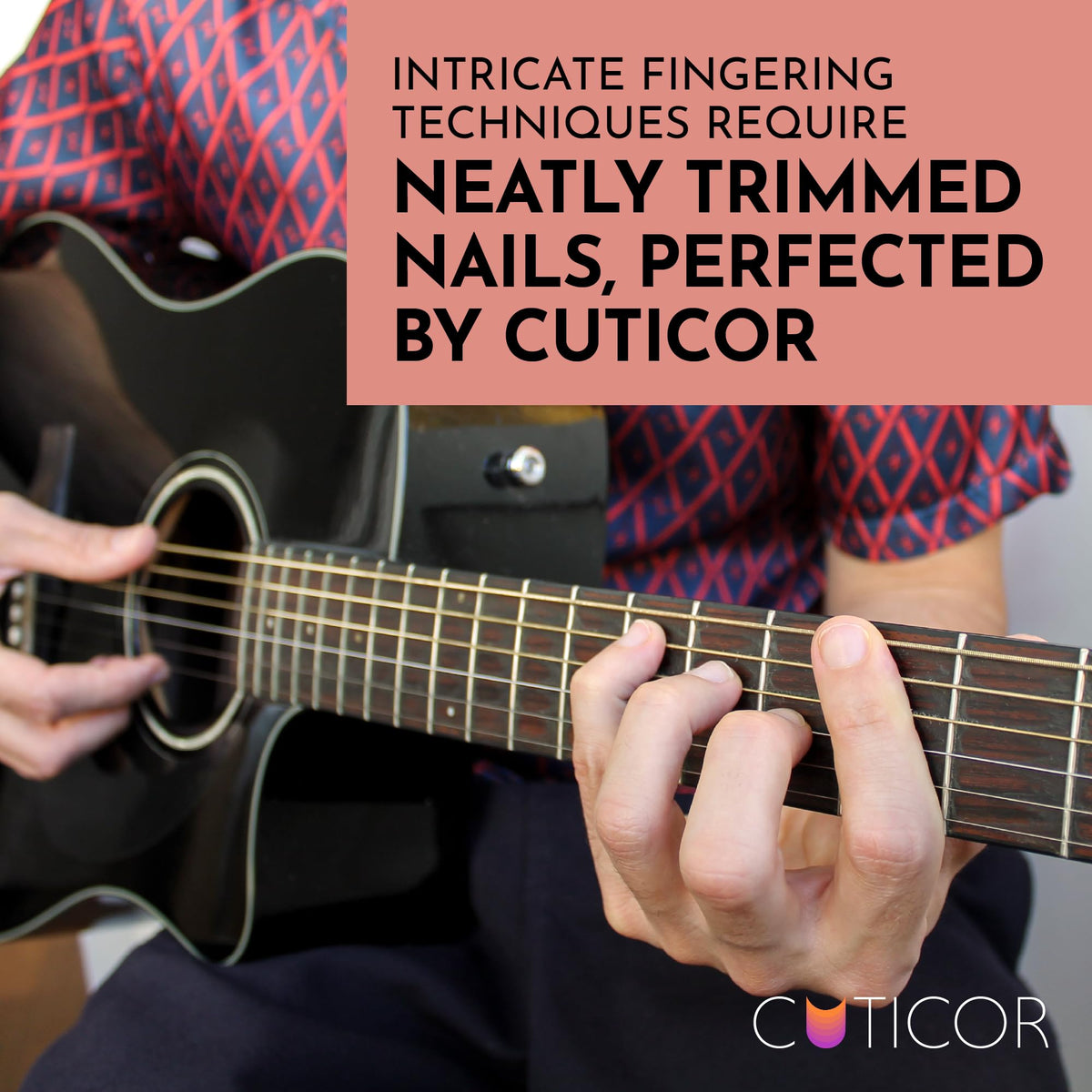 Houseify CUTICOR in-hand use showing comfortable grip and accuracy