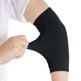 HOVEOX sleeve worn on forearm demonstrating discreet tattoo coverage and secure fit