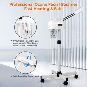 Hovinke 600 ml water beaker visible for longer continuous steaming sessions