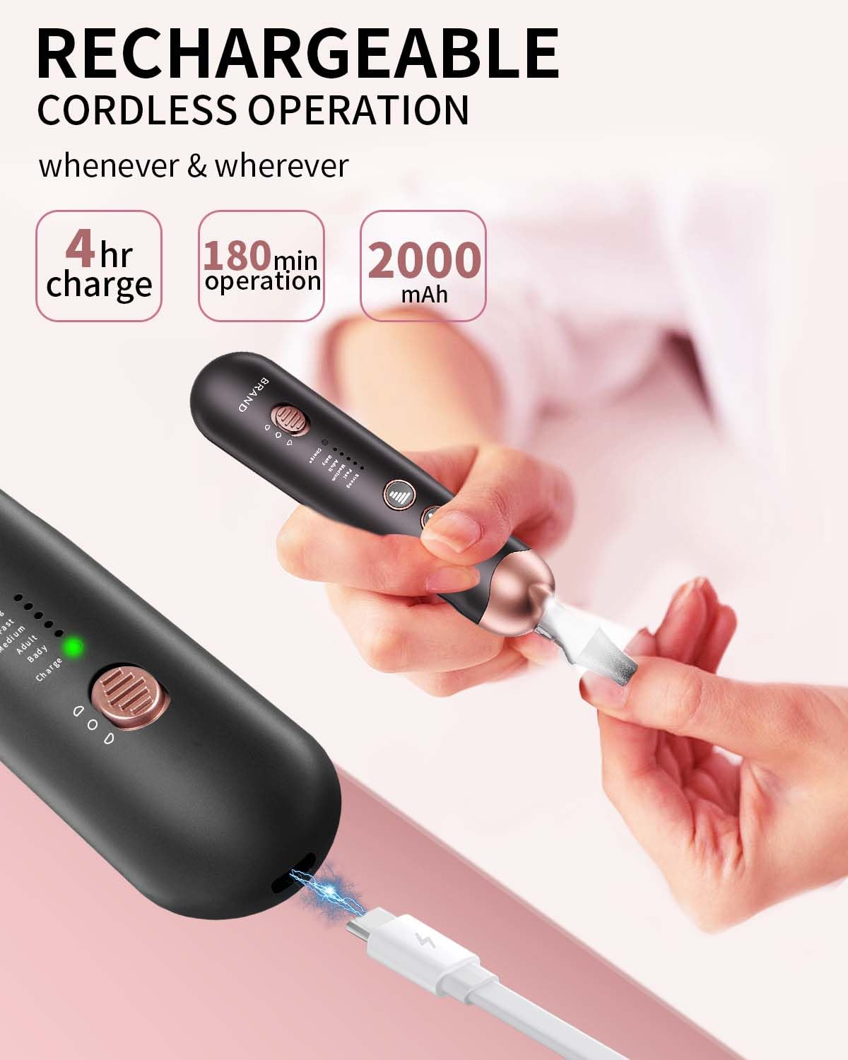 Hoxida device held in hand to show ergonomic grip and easy control
