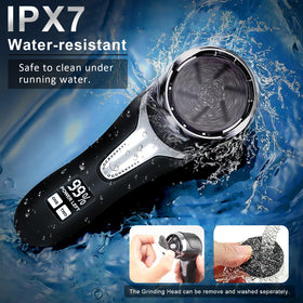 Hoxida waterproof rinsing under tap to illustrate easy cleaning and safety