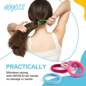 HOYOLS close-up of seamless microfiber edge highlighting no-snag texture