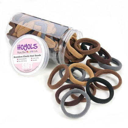 HOYOLS front packaging showing 100-piece brunette brown set for value
