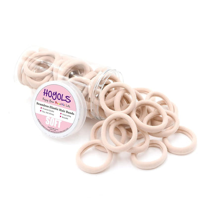 HOYOLS front packaging showing 100 light blonde bands and clear jar benefit organized supply
