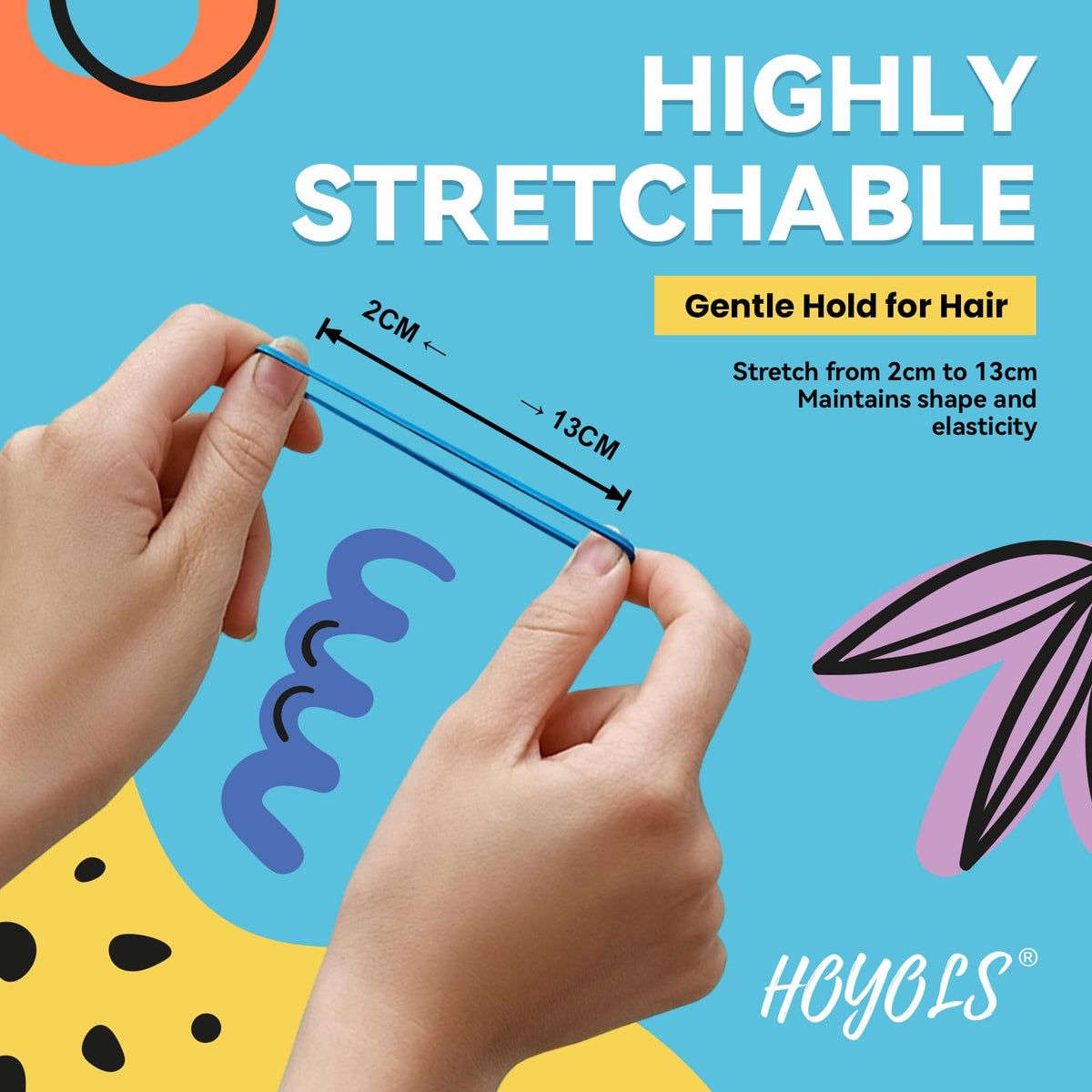 HOYOLS close-up texture of TPU bands highlighting smooth snag-free surface