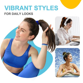 HOYOLS hair tie securing ponytail with no crease and comfortable wear