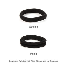 HOYOLS ponytail in use securing thick hair without creases or pulling benefit