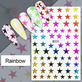 HPYFOI spread of colorful sheets highlighting multiple star sizes and shades
