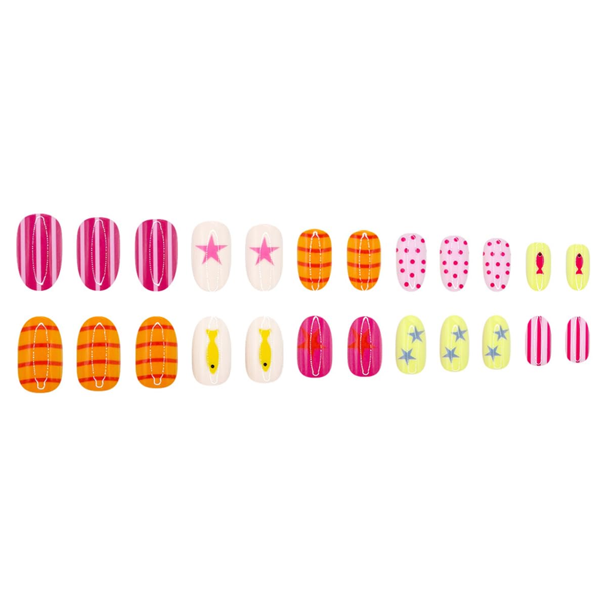 HPYFOI nails applied on hand demonstrating finished look and everyday wearability
