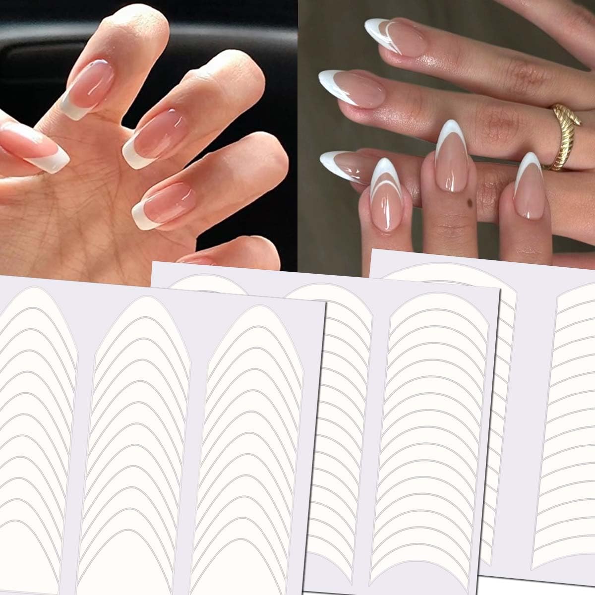 HPYFOI display of three arc shapes showing choice for varied nail widths