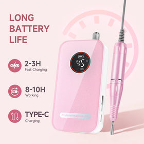 HQMPHQ LED display showing battery level for long-lasting cordless convenience