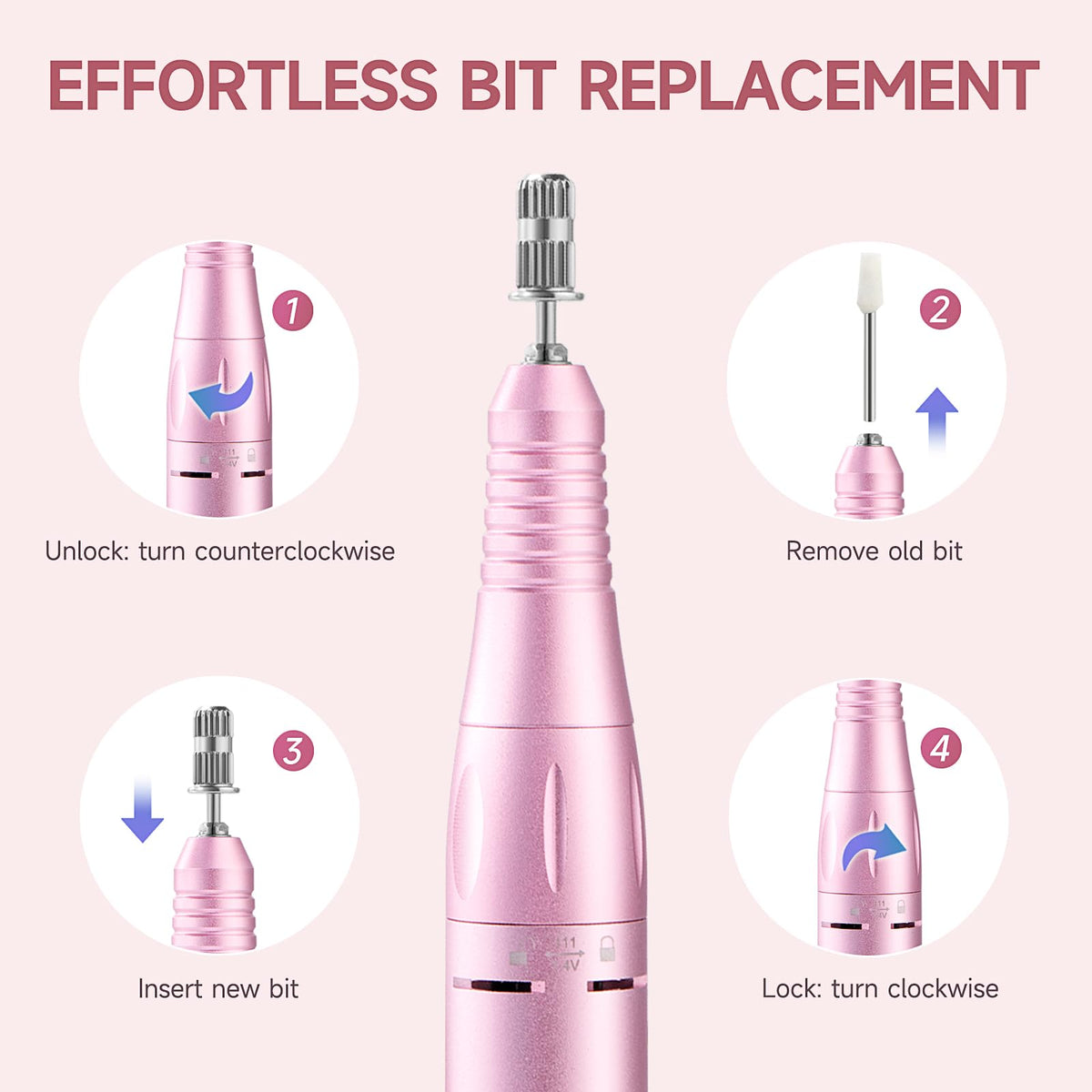 HQMPHQ handpiece clipped to belt showing portability and travel-ready convenience