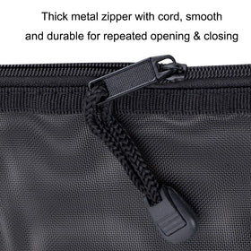 HRX Package zipper detail with metal pull cord for smooth opening and secure closure