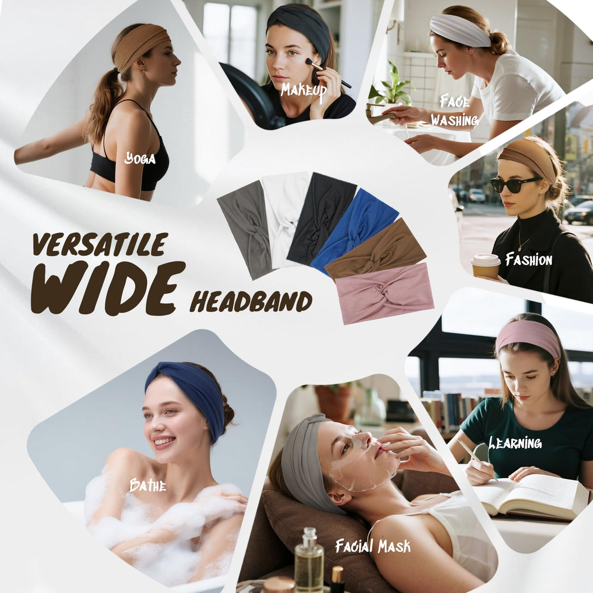 HSEM styled as twist-knot turban for fashionable full coverage