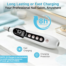 HSKAI size comparison held in hand to show portable, travel-ready benefit
