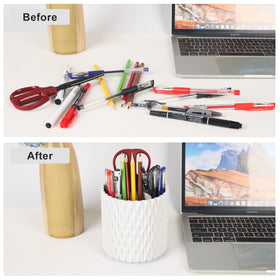 HSSPANFN lifestyle shot on desk illustrating tidy workspace benefit