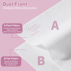 Hsxfl towel held in hand demonstrating 8x8-inch size and easy handling