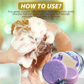 Htcpuo blueberry fields conditioner bar creating soft foam for smoothing
