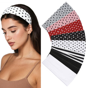 Huachi front packaging showing 16 colorful headbands and variety benefit