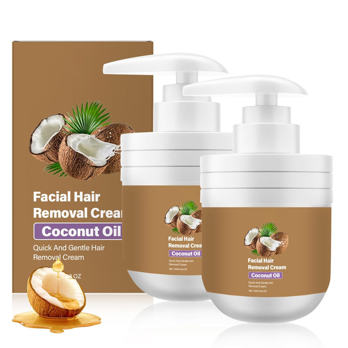 huatinent front packaging showing two bottles and product benefits