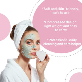 HUAXIN BIOTECHNOLOGY sponge lathering with cleanser to show effective makeup and dirt removal