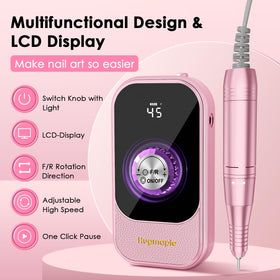 HUGMAPLE handpiece close-up showing ventilation and cool-running benefit