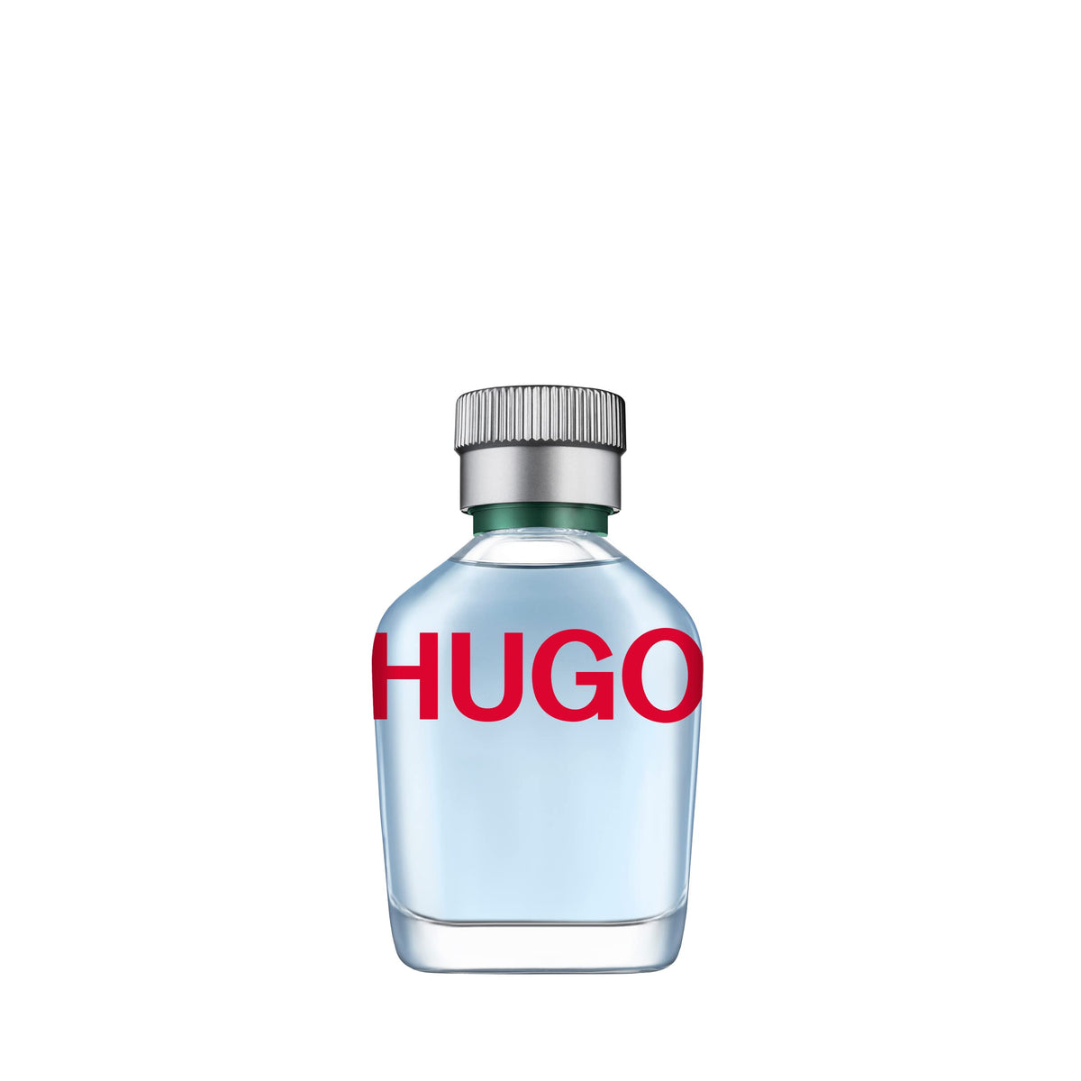 Hugo Boss HUGO Man front bottle view showing minimalist design and fresh appeal