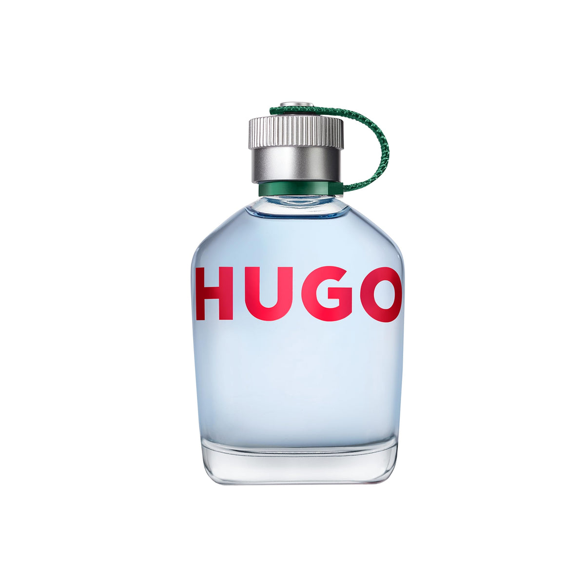 Hugo Boss HUGO Man front bottle shot showing elegant design and easy application