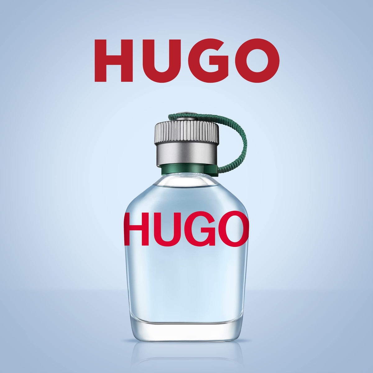 Hugo Boss HUGO Man next to a ruler for scale to show travel-friendly size