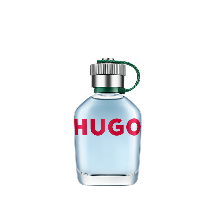 Hugo Boss HUGO Man front bottle shot highlighting clean modern design and fresh appeal