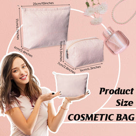 Huhumy closed large pouch in khaki offering roomy organization benefit