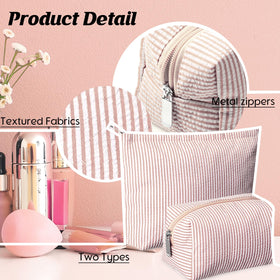Huhumy small pouch in khaki for brushes and coins, easy-access benefit