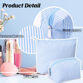 Huhumy small pouch holding lipsticks and earbuds for tidy everyday carry