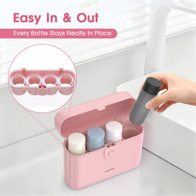 HUITAI case held in hand to show compact scale and lightweight portability