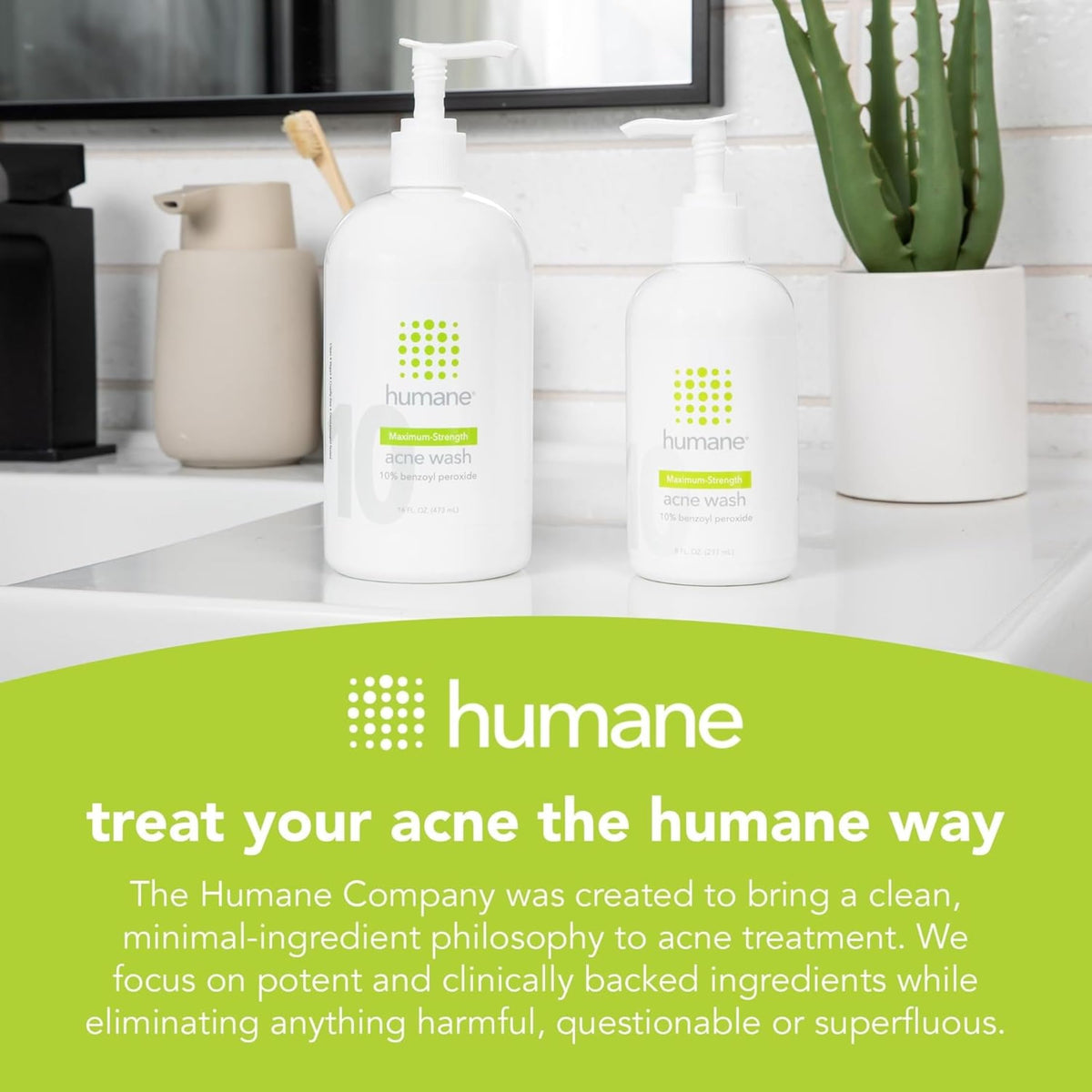 humane bottle on bathroom shelf lifestyle suggests daily routine fit