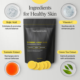 humanroots pad held in hand to show scale and portability for travel-friendly skincare