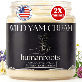 humanroots front jar showing product packaging and organic appeal