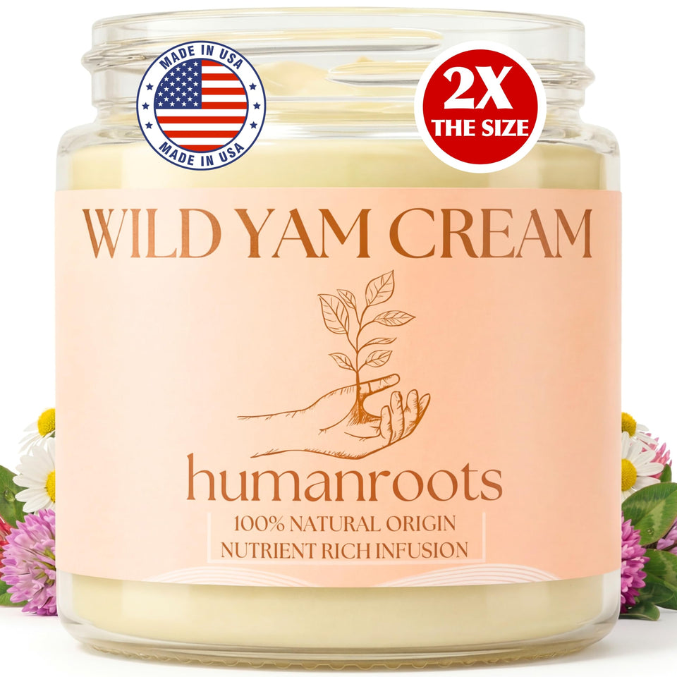 humanroots front jar showing label and 4 oz size for clear product identification and trust