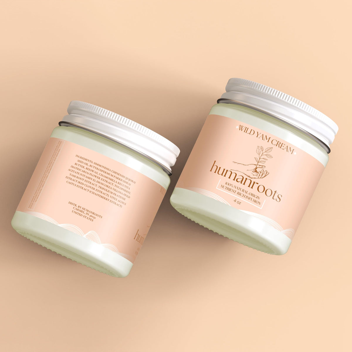 humanroots lifestyle bathroom shelf with jar to show everyday self-care placement and routine use