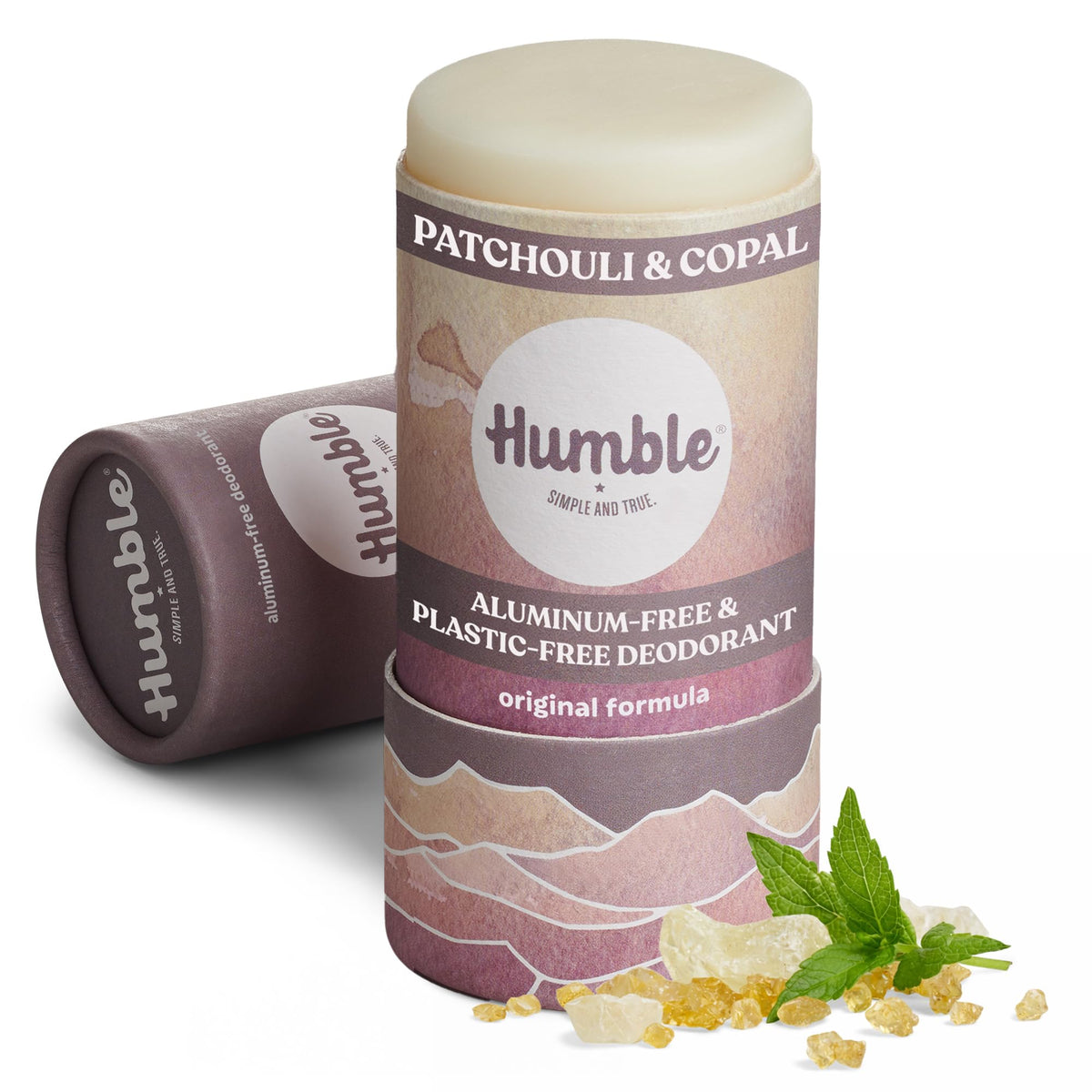 HUMBLE BRANDS front packaging showing brand and scent, eco-friendly benefit