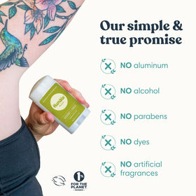 HUMBLE label detail listing simple ingredients, transparency and safer formulation benefit